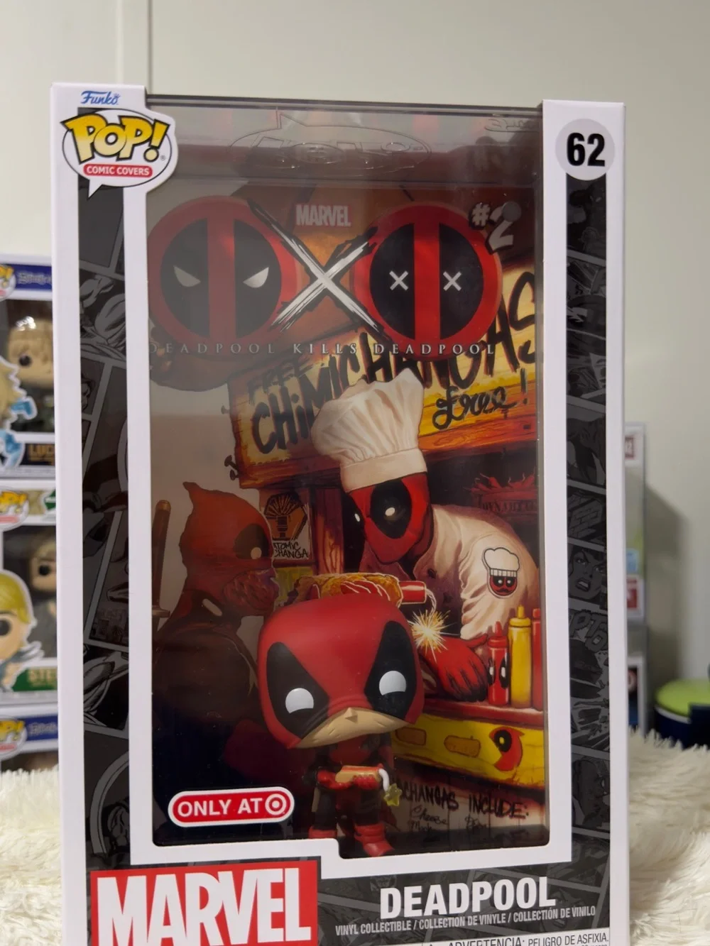 Funko Pop! Deadpool Comic Cover Figure - Red, Black, White
